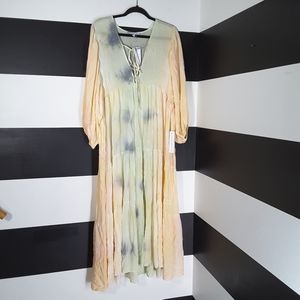 YOUNG FABULOUS & BROKE $178 Flowy Ethereal Maxi Dress